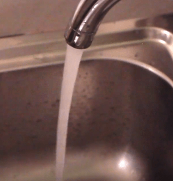 rubinetto ostruito calcare