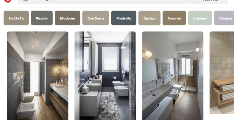 Idee bagno? Prova a utilizzare Pinterest per trovare ispirazione