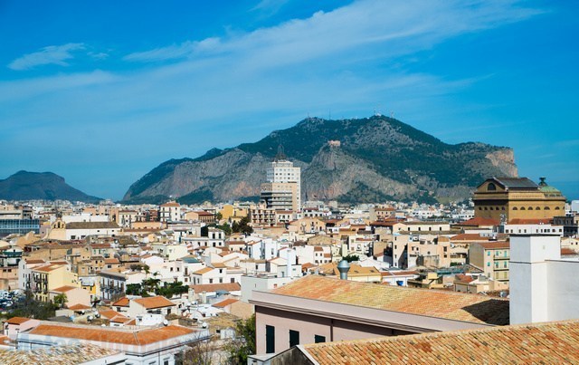 città di Palermo vista dall’alto